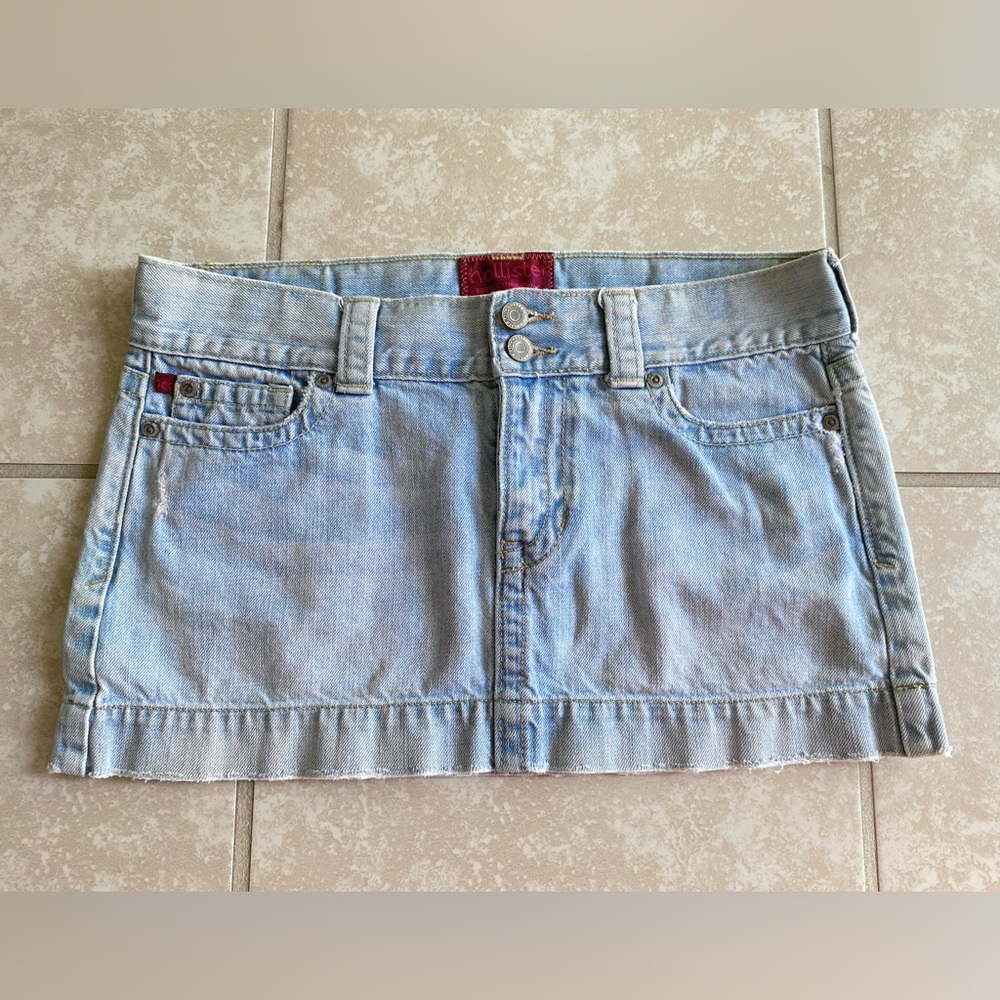 Y2k Hollister denim mini skirt - Picture 5 of 14